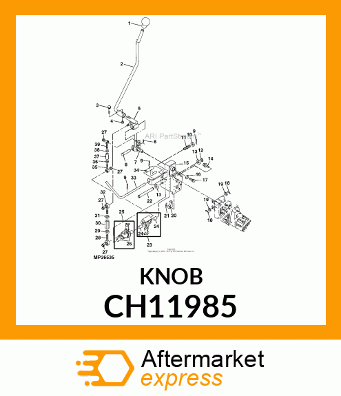 KNOB CH11985