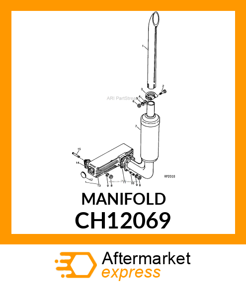 Exhaust Manifold CH12069