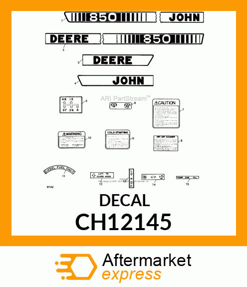 Label CH12145