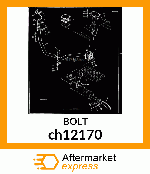 SCREW, HEX HEAD, METRIC ch12170