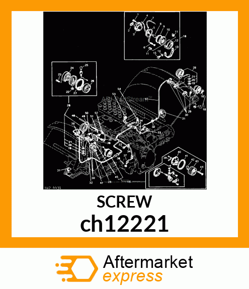 SCREW, SLTD CHEESE HEAD, METRIC ch12221