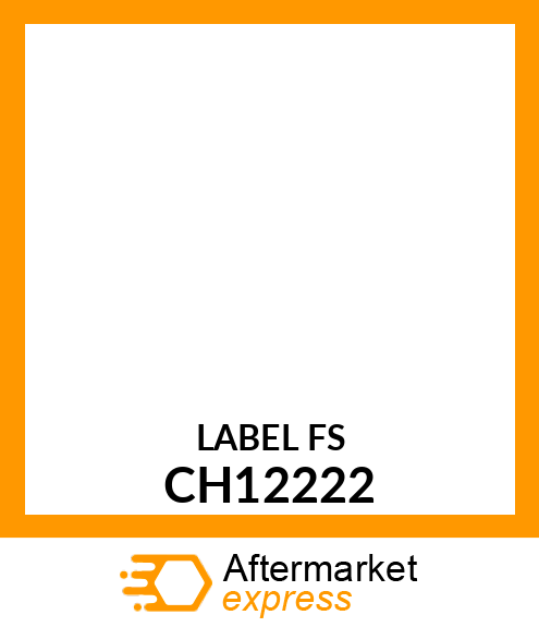 Label - LABEL CH12222