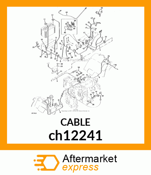 CABLE ASSY, METER ch12241