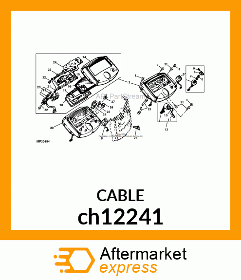 CABLE ASSY, METER ch12241