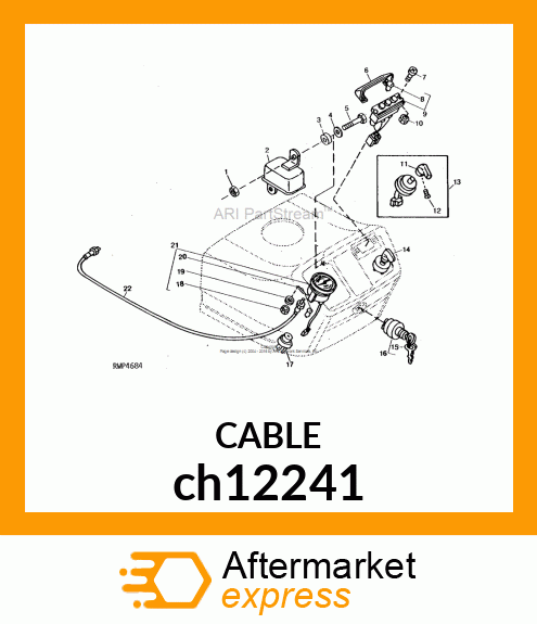 CABLE ASSY, METER ch12241