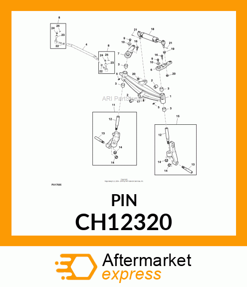PIN, PIN, COTTER CH12320