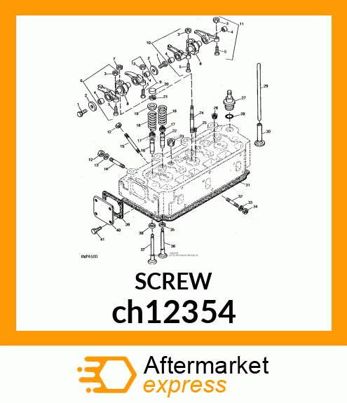 SCREW, HEX HEAD, METRIC ch12354