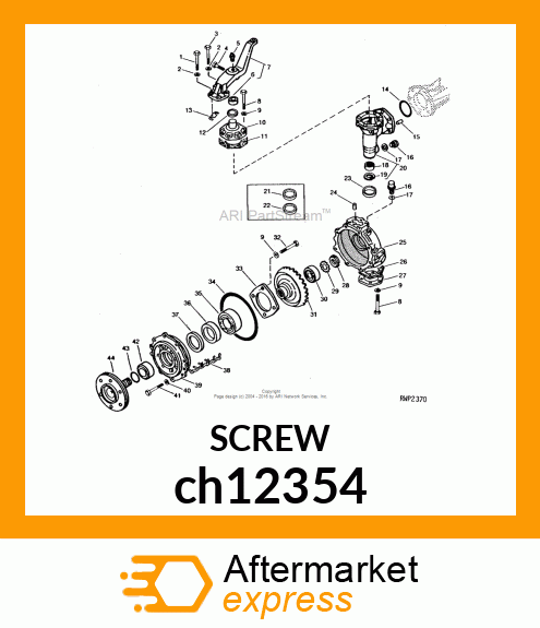 SCREW, HEX HEAD, METRIC ch12354