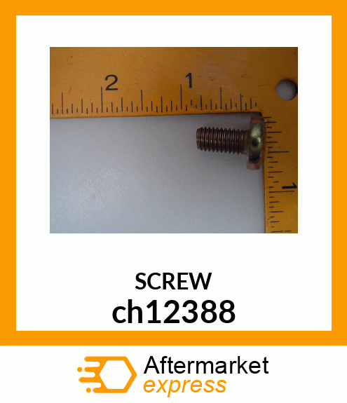 SCREW, CR PAN HEAD, METRIC ch12388