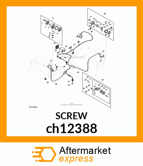 SCREW, CR PAN HEAD, METRIC ch12388