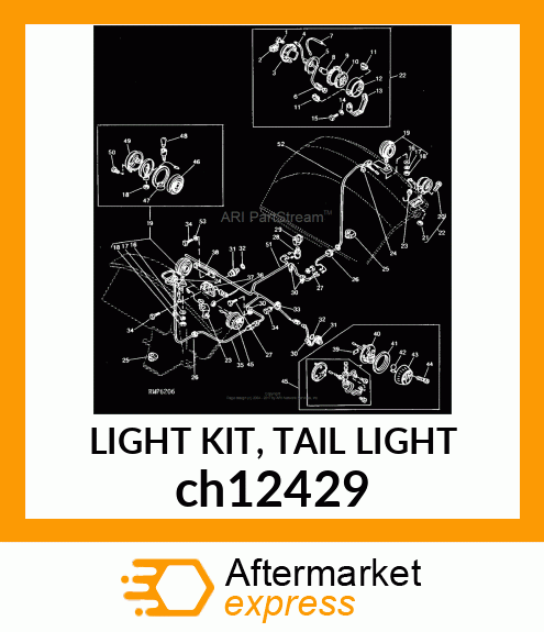 LIGHT KIT, TAIL LIGHT ch12429