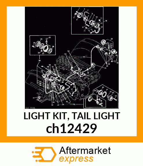 LIGHT KIT, TAIL LIGHT ch12429