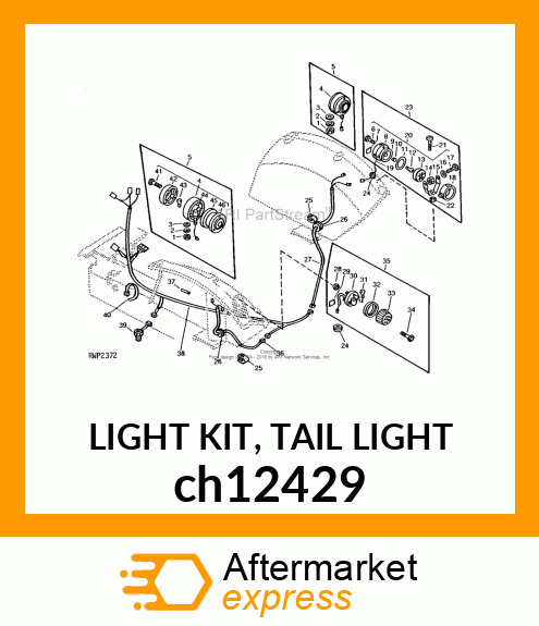 LIGHT KIT, TAIL LIGHT ch12429