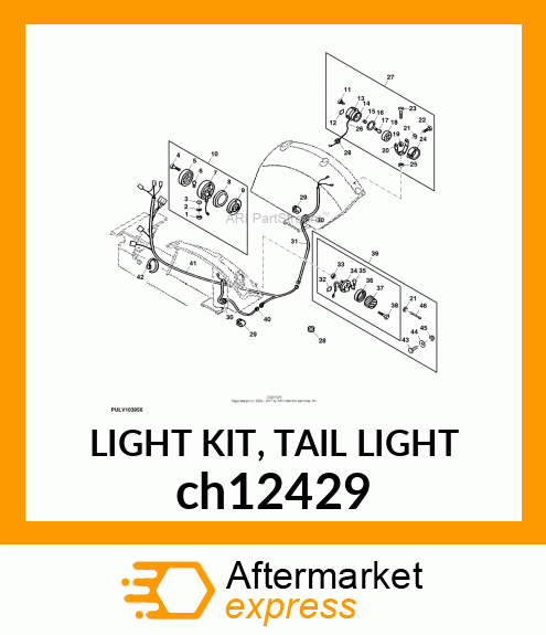 LIGHT KIT, TAIL LIGHT ch12429