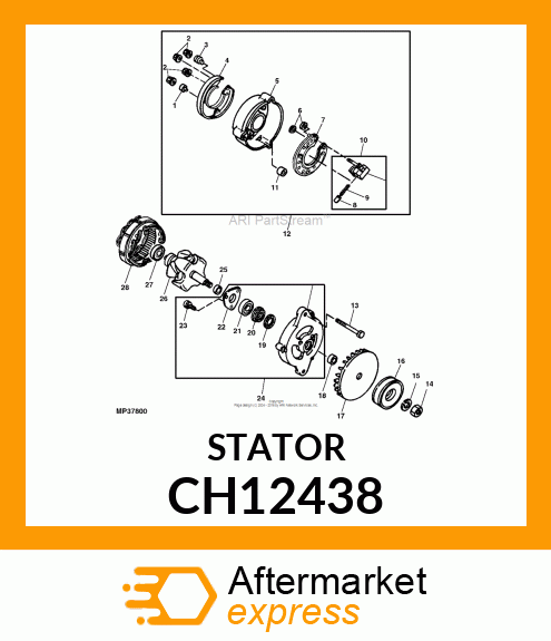 Stator CH12438
