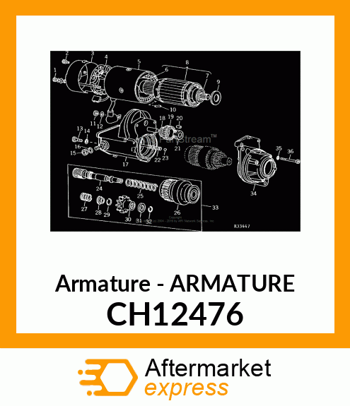 Armature - ARMATURE CH12476