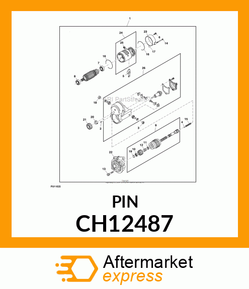 CLUTCH ROLLER CH12487
