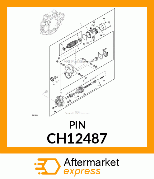 CLUTCH ROLLER CH12487