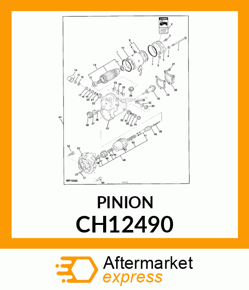 Pinion CH12490