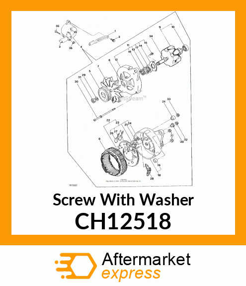 Screw With Washer CH12518