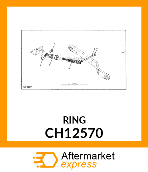 RING, PIN RETAINER CH12570