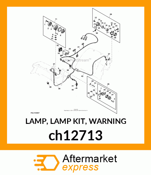 LAMP, LAMP KIT, WARNING ch12713