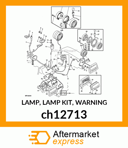 LAMP, LAMP KIT, WARNING ch12713