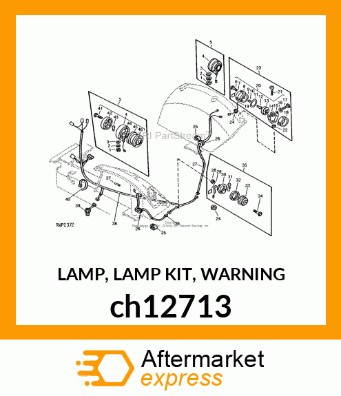 LAMP, LAMP KIT, WARNING ch12713