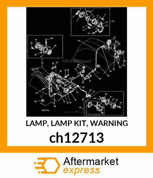 LAMP, LAMP KIT, WARNING ch12713