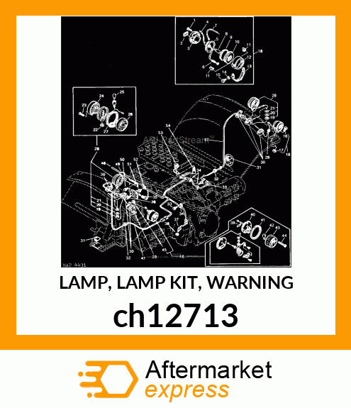 LAMP, LAMP KIT, WARNING ch12713