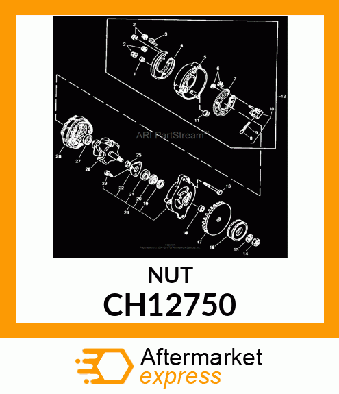 Nut CH12750