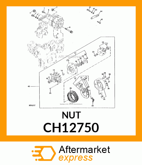Nut CH12750