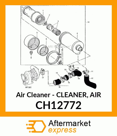 Air Cleaner - CLEANER, AIR CH12772