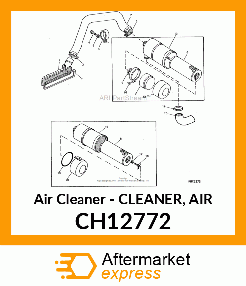 Air Cleaner - CLEANER, AIR CH12772