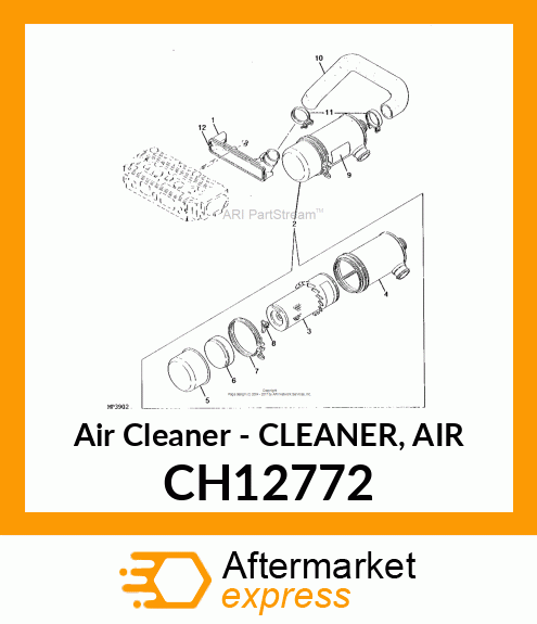 Air Cleaner - CLEANER, AIR CH12772