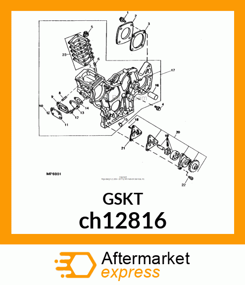 GASKET, HO ch12816