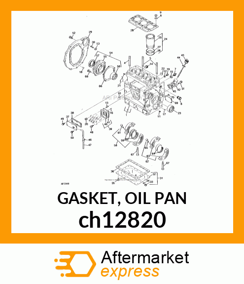GASKET, OIL PAN ch12820