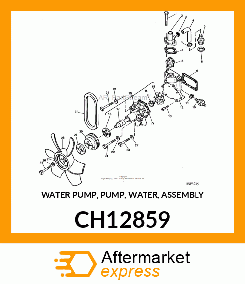 Water Pump CH12859