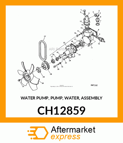 Water Pump CH12859