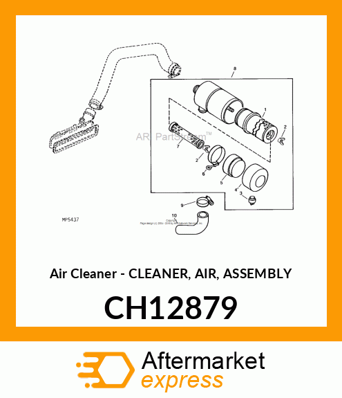 Air Cleaner - CLEANER, AIR, ASSEMBLY CH12879