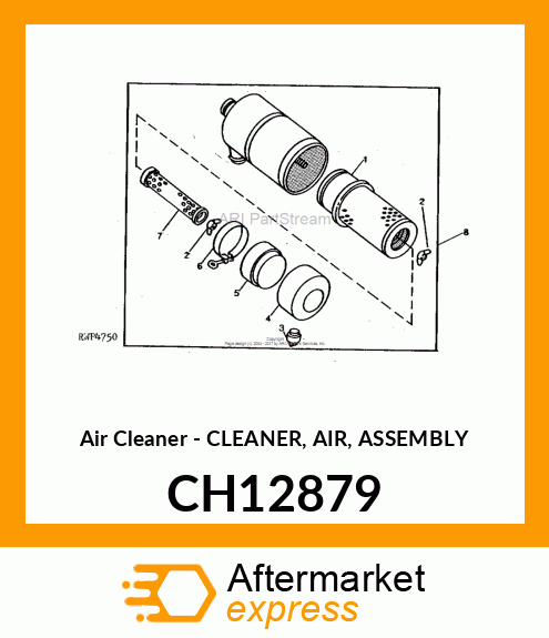 Air Cleaner - CLEANER, AIR, ASSEMBLY CH12879