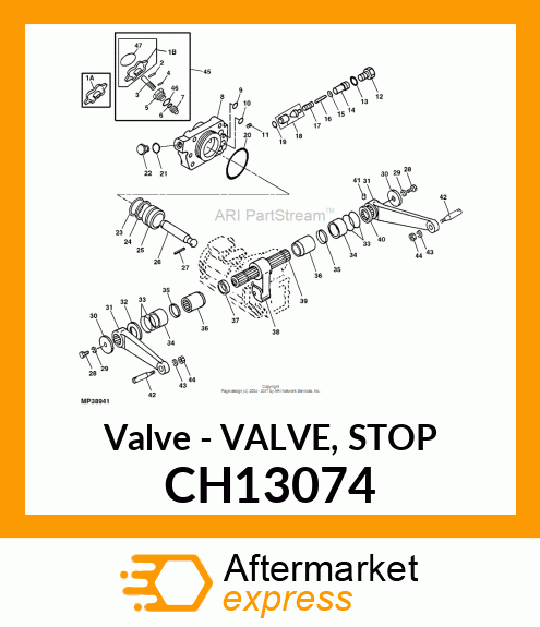 Valve - VALVE, STOP CH13074