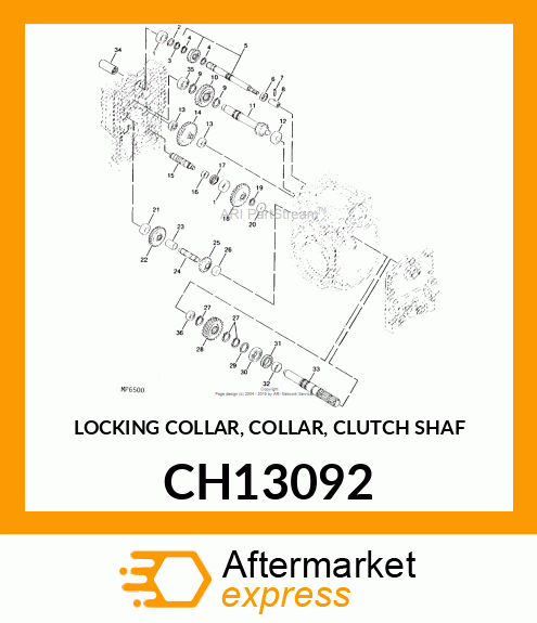 LOCKING COLLAR, COLLAR, CLUTCH SHAF CH13092