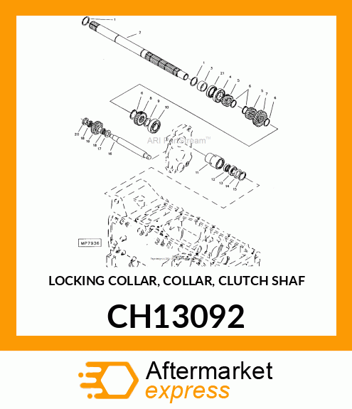 LOCKING COLLAR, COLLAR, CLUTCH SHAF CH13092