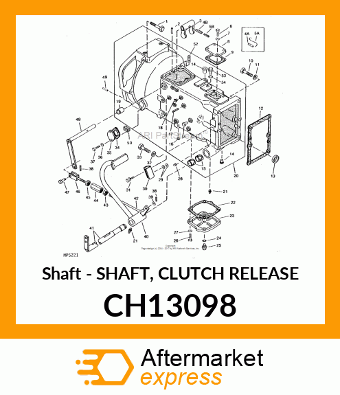 Shaft - SHAFT, CLUTCH RELEASE CH13098