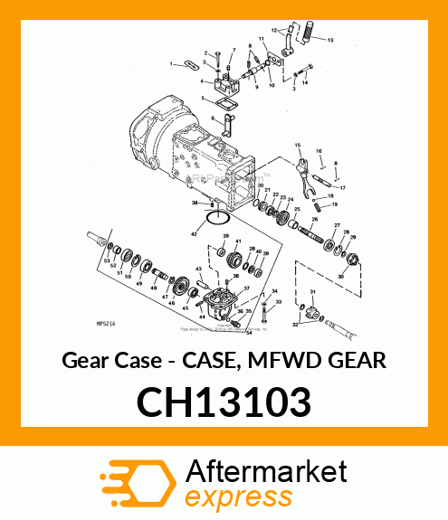 Gear Case - CASE, MFWD GEAR CH13103