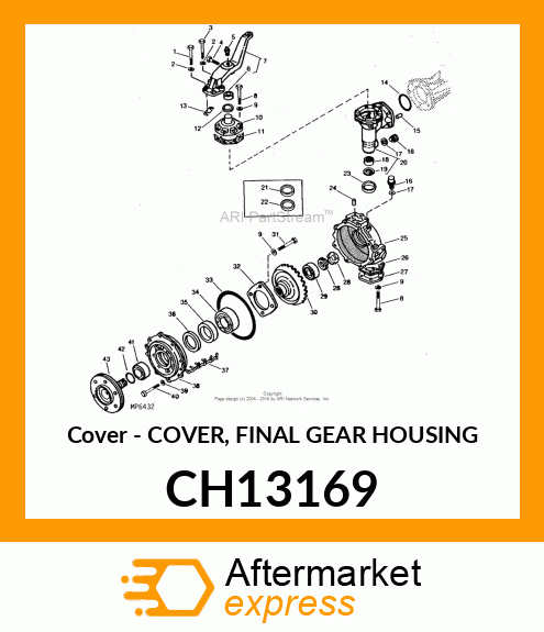 Cover - COVER, FINAL GEAR HOUSING CH13169