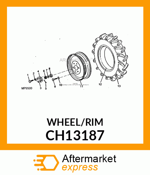 Wheel - WHEEL CH13187