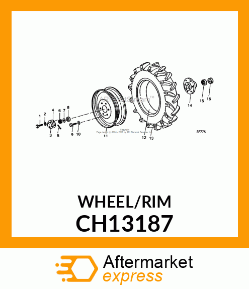 Wheel - WHEEL CH13187