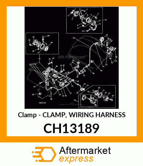 CLAMP, WIRING HARNESS CH13189